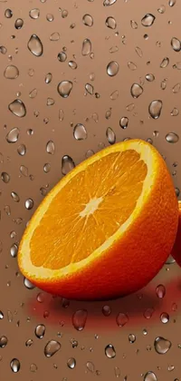 Food Liquid Clementine Live Wallpaper