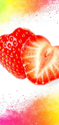 Strawberry hearts Live Wallpaper