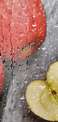 wet apples Live Wallpaper