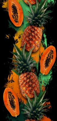 Food Pineapple Ananas Live Wallpaper