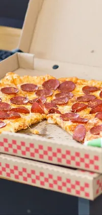 Food Pizza Pepperoni Live Wallpaper