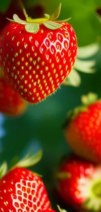 strawberries Live Wallpaper