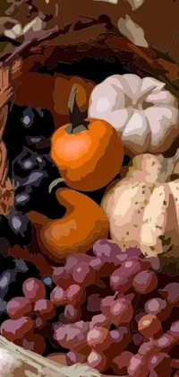 Food Pumpkin Cucurbita Live Wallpaper