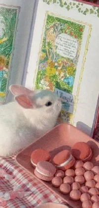 Food Rabbit Fawn Live Wallpaper