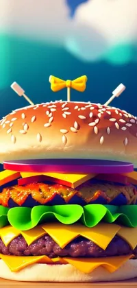 Food Sandwich Bun Live Wallpaper