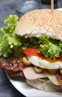 Food Sandwich Bun Live Wallpaper