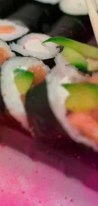 Food Sushi Tableware Live Wallpaper