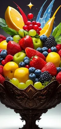 Food Tableware Fruit Live Wallpaper