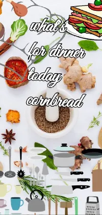 Food Tableware Ingredient Live Wallpaper
