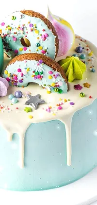 Cake with donut Live Wallpaper
