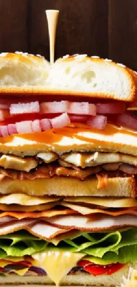 Food Tableware Sandwich Live Wallpaper