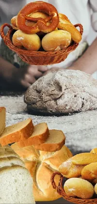 Food Tableware Sliced Bread Live Wallpaper