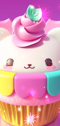 Food Toy Pink Live Wallpaper