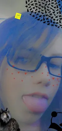 Forehead Face Glasses Live Wallpaper
