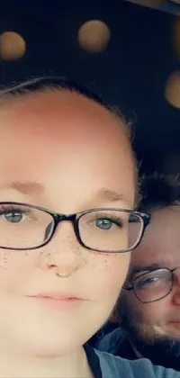 Forehead Glasses Face Live Wallpaper