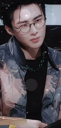 Forehead Glasses Hairstyle Live Wallpaper