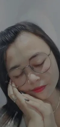 Forehead Glasses Nose Live Wallpaper