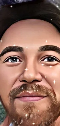 Forehead Nose Brown Live Wallpaper