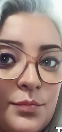 Forehead Nose Glasses Live Wallpaper