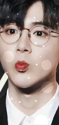 Forehead Nose Glasses Live Wallpaper