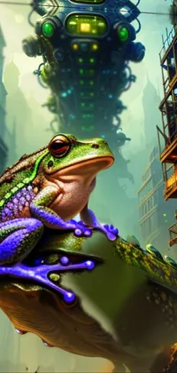 Frog Art Amphibian Live Wallpaper