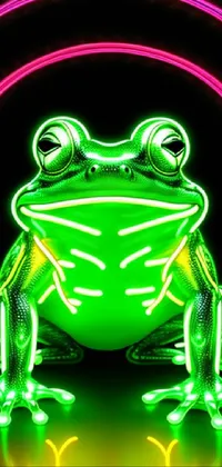 Frog Automotive Lighting Green Live Wallpaper