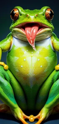 Frog Green Light Live Wallpaper