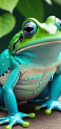 Frog Green True Frog Live Wallpaper