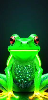 Frog Poison Dart Frog Green Live Wallpaper