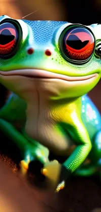 Frog Vertebrate Green Live Wallpaper