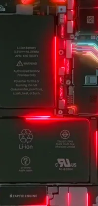 Gadget Automotive Lighting Red Live Wallpaper