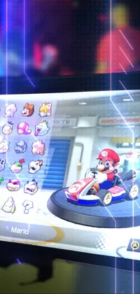 Mario kart eeee Live Wallpaper