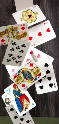 Gambling Card Game Font Live Wallpaper