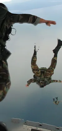 Gesture Camouflage Marines Live Wallpaper