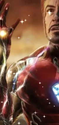Gesture Iron Man Cool Live Wallpaper