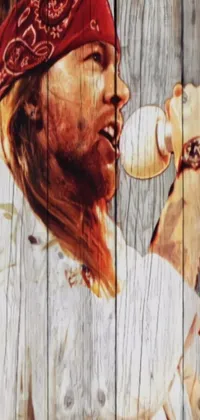 Gesture Wood Beard Live Wallpaper