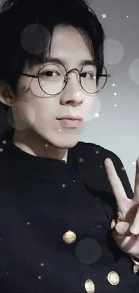 Glasses Cheek Lip Live Wallpaper