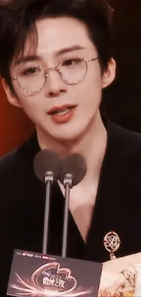 Glasses Forehead Microphone Live Wallpaper