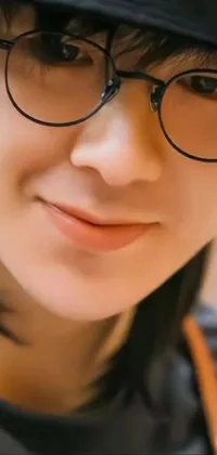 Glasses Forehead Nose Live Wallpaper
