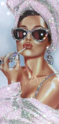 Glasses Head Lip Live Wallpaper