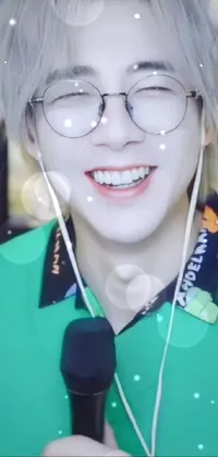 Glasses Smile Lip Live Wallpaper