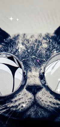 Glasses Vision Care Cat Live Wallpaper