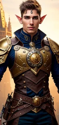 Glove Breastplate Armour Live Wallpaper