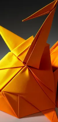 Gold Amber Triangle Live Wallpaper