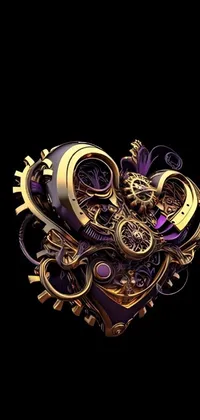 Gold Body Jewelry Font Live Wallpaper