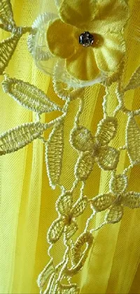 Gold Jewellery Flower Live Wallpaper