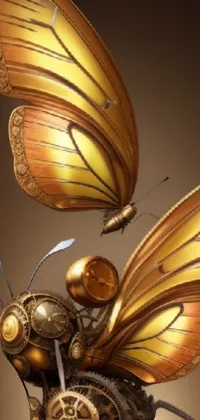 Steampunk Butterflies Live Wallpaper