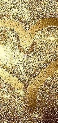 Gold Pattern Close-up Live Wallpaper