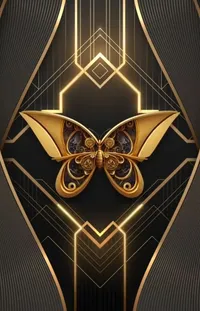 Gold Wood Insect Live Wallpaper