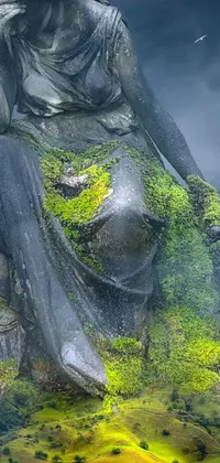 Immerse yourself in a mystical landscape with this surreal live wallpaper for your phone